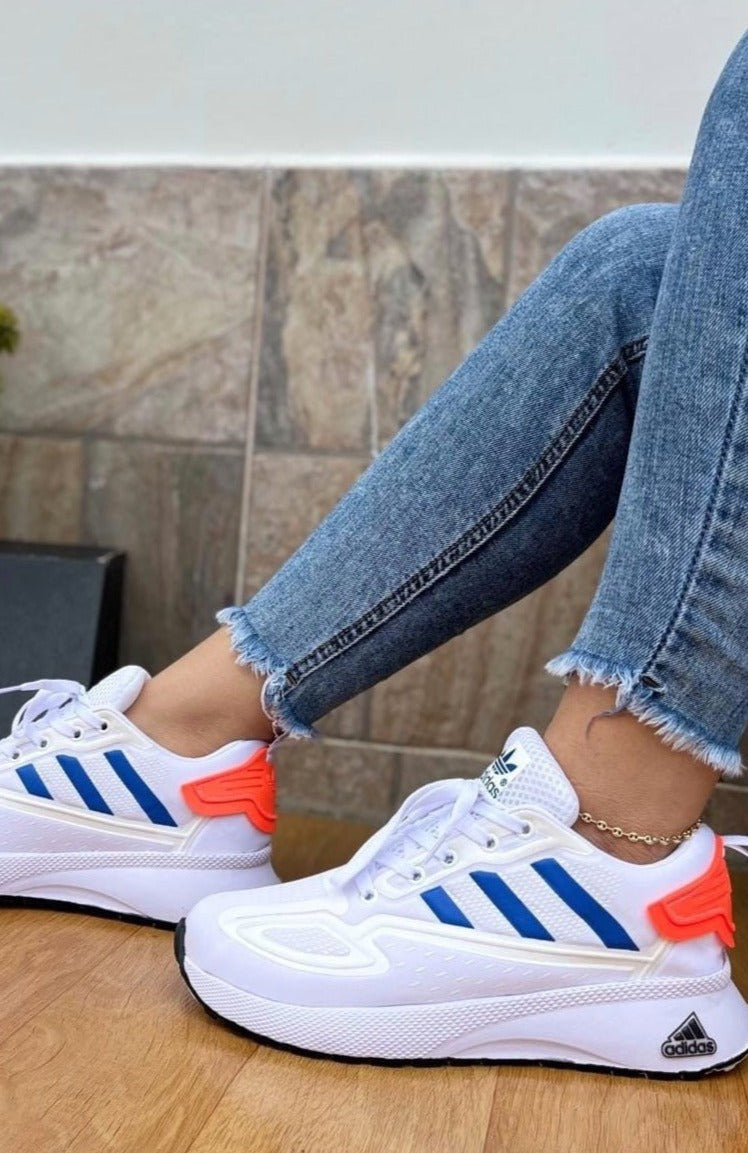 Adidas 2k Blanco Naranja