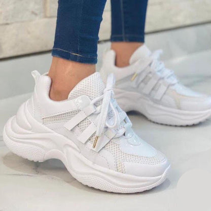 Tenis Beige Suela Alta