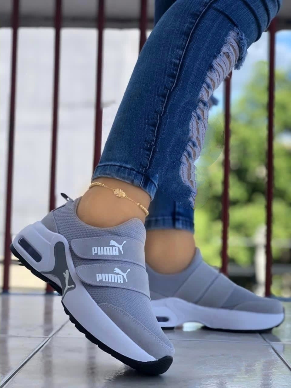 Puma Doble Cierre Gris