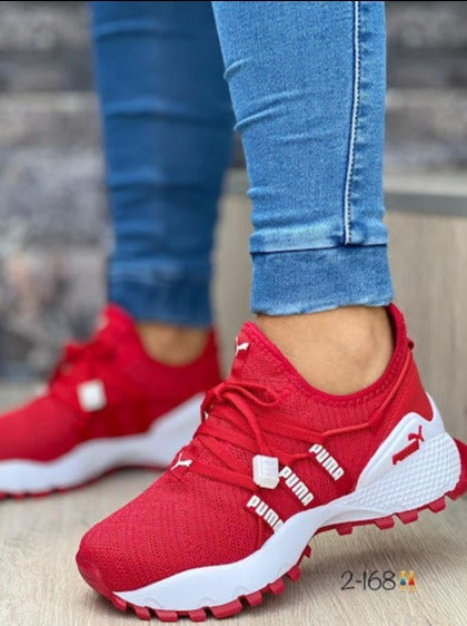 Tenis Puma Rojo Unisex